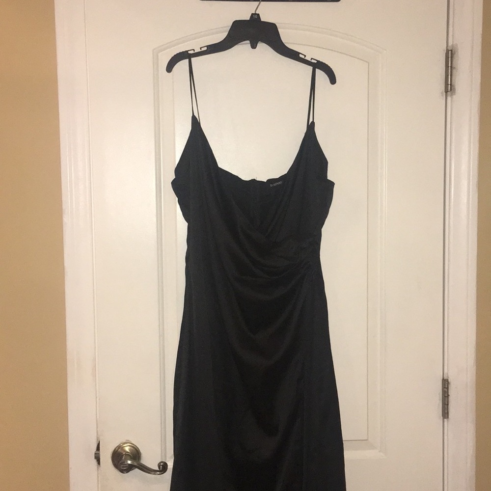 Satin Wrap Maxi Dress